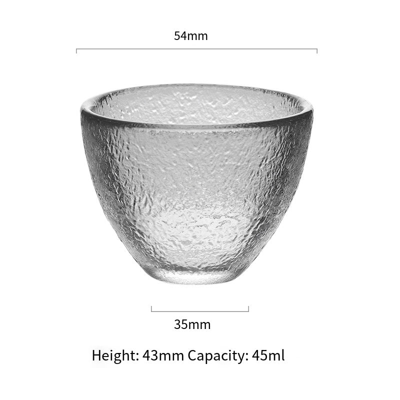 和風梅の花の親指酒器酒器セットクリエイティブ梅の花すりガラスワインディスペンサー酒器セット卸売