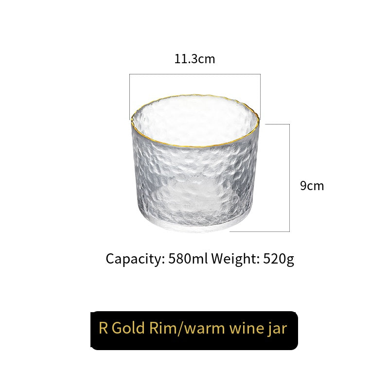和風ガラスクリエイティブリキュールワインセット家庭用小型ワイングラスワインディスペンサーワインジョッキ酒カップフルーツワインプラム