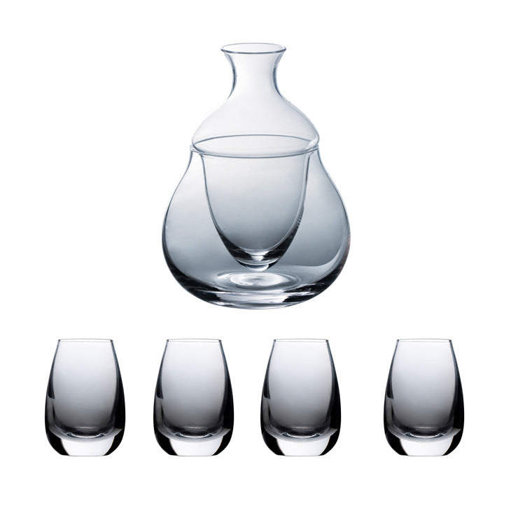 日本のクリエイティブな東洋佐々木ガラスの日本酒カップ、酒器、冷酒器、氷酒器、ワイン、温酒器